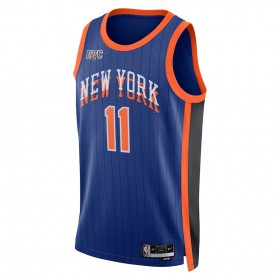 Dres New York Knicks Jalen Brunson Nike 2023-24 City Edition Plava Swingman